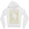 keep left shark Zipper Hoodie