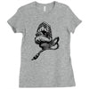 scream microphone Ladies Fitted T-Shirt
