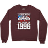 legends are born in 1996 hoodie 5 Crewneck Sweatshirt