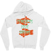 teachers love brains Zipper Hoodie
