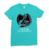 feed me and tell me i'm pretty Ladies Fitted T-Shirt