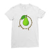 grow a pear Ladies Fitted T-Shirt