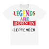 legends are born september All Over Women's T-shirt