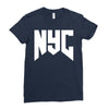 nyc new york city Ladies Fitted T-Shirt