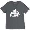 summit or plummet V-Neck Tee