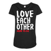 love each other Maternity Scoop Neck T-shirt