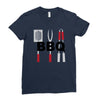 bbq Ladies Fitted T-Shirt