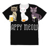 happy meowr All Over Women's T-shirt