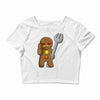 sad gingerbread Crop Top