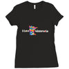 i love minnesota Ladies Fitted T-Shirt