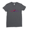 Colorful Space Ladies Fitted T-Shirt