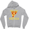 will plie for pizza Zipper Hoodie