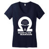 marilyn manson mechanical animals Women's V-Neck T-Shirt