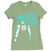 Super Saiyan God DB Super Goku Ladies Fitted T-Shirt