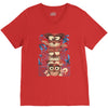 crazy totem V-Neck Tee