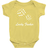 lucky fuers dice Baby Onesie