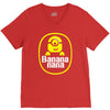 banana minion despicable nana V-Neck Tee