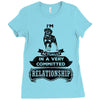I Am Rottweiler Actually In A Very Commited Relationship Ladies Fitted T-Shirt