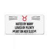 Taurus Woman License Plate