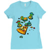 pizza lover Ladies Fitted T-Shirt