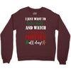 i just want to bake stuff and watch christmas movies all day Crewneck Sweatshirt