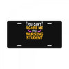 nursing student License Plate
