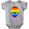 alien lgbt Baby Bodysuit
