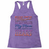 my mom is in heaven forever Racerback Tank