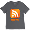 rss feed me V-Neck Tee