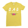 Bae Best Auntie Ever Friends Tv Show Parody Ladies Fitted T-Shirt
