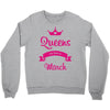 queens are born in march Crewneck Sweatshirt