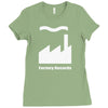factory records Ladies Fitted T-Shirt
