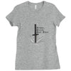 12. please pull this 012 Ladies Fitted T-Shirt