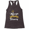 kings are born in february Racerback Tank