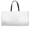 lipstick diamonds champagne Weekender Totes