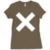 cross logo Ladies Fitted T-Shirt