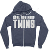 real men make twins Zipper Hoodie