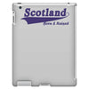 scotland born and raised retro white &amp; navy international country iPad 3 and 4 Case