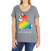 haters gonna hate Ladies Curvy T-Shirt