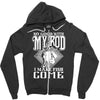 so good with my rod Zipper Hoodie