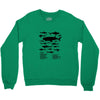 shark chart Crewneck Sweatshirt