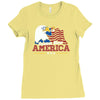 science bless america Ladies Fitted T-Shirt