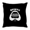 jaws inspired movie Throw Pillow