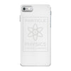 particle physics funny pun iPhone 7 Case