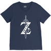 the legend of zelda - breath of the wild white logo V-Neck Tee