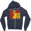 nobody owns pizza! Zipper Hoodie