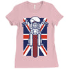 british biker Ladies Fitted T-Shirt