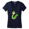 snake anime Women's V-Neck T-Shirt