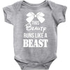 This Beauty Runs Like a Beast Baby Onesie