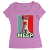 beaker meep poster, ideal birthday gift or present Women's Triblend Scoop T-shirt